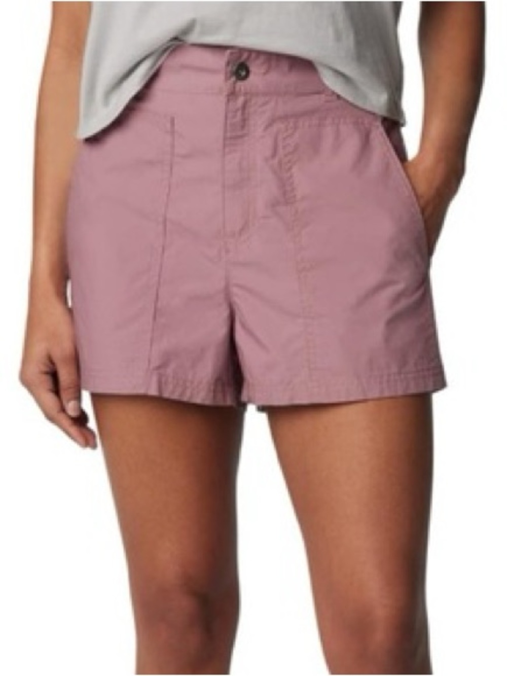 Columbia Women 2 Fig High Waisted Holly Hideaway Washed Out Short 5” Inseam NWT